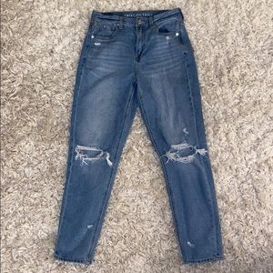 American eagle high waisted mom jeans
